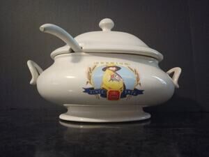 Vintage Nabisco 100th Anniversary Soup Tureen Ladle Biscuit Slicker Boy